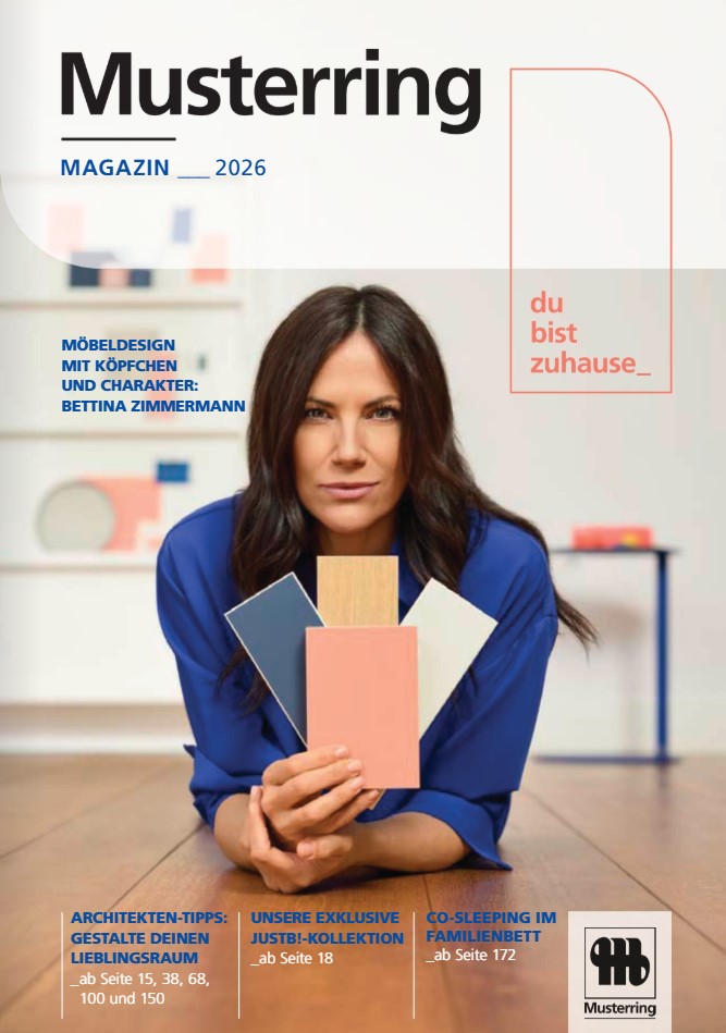 Musterring Wohnbuch Magazin 2025 2026 Bettina Zimmermann Wohninspiration Cover bei Möbel Rudolf Schlüchtern, Main-Kinzig-Kreis, Hessen